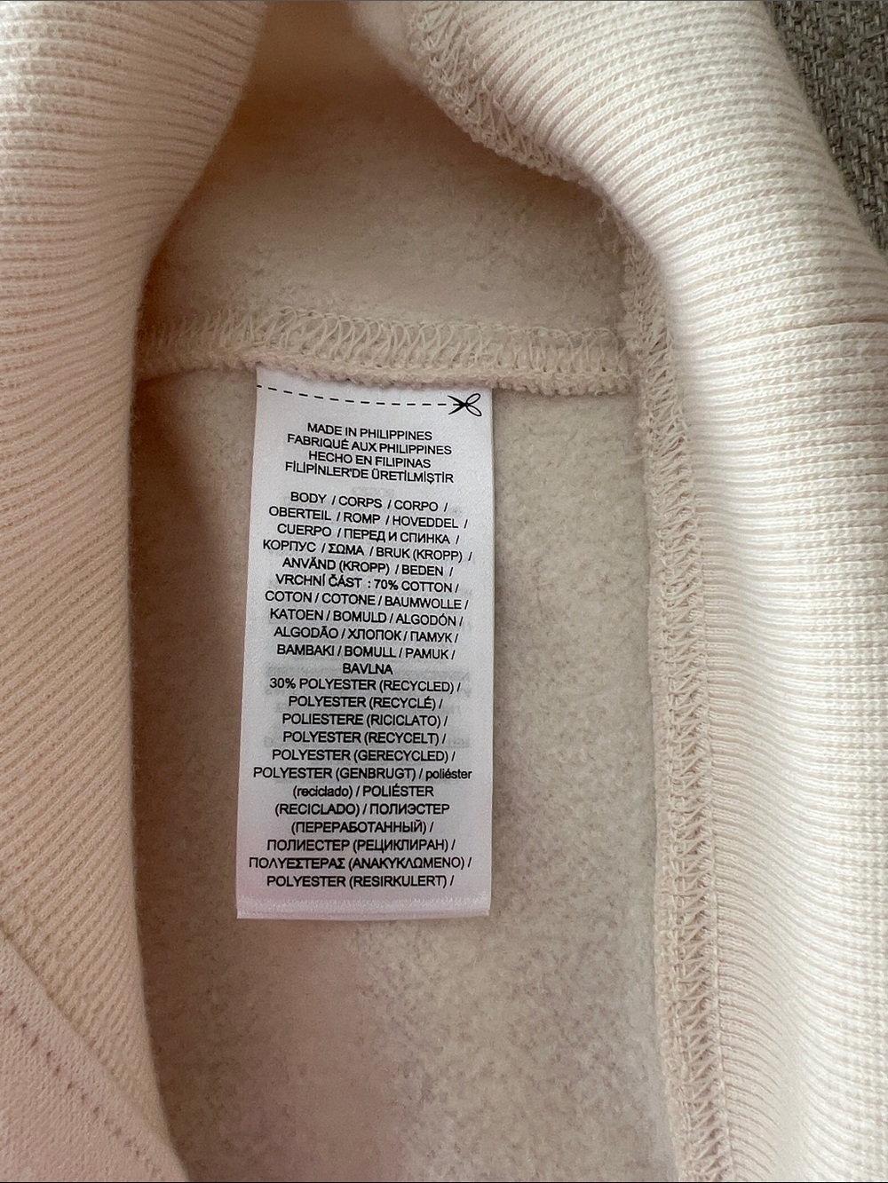 Lauren Ralph Lauren Women's Crewneck Sweater in Light Cream - Picture 4 of 9